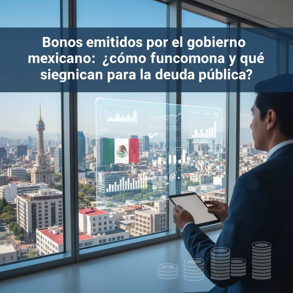 “Bonos emitidos por el gobierno mexicano: ¿cómo funcionan y qué significan para la deuda pública?”