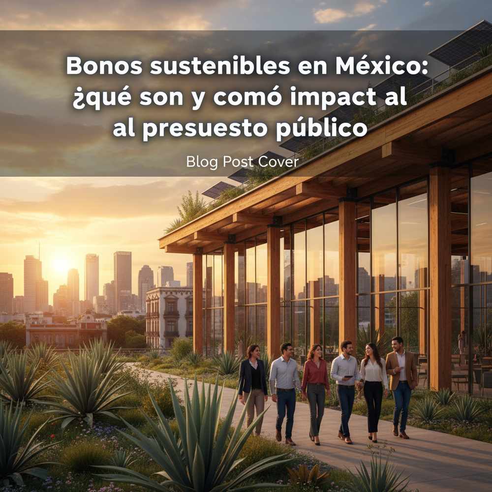 “Bonos sostenibles en México: ¿qué son y cómo impactan al presupuesto público?”