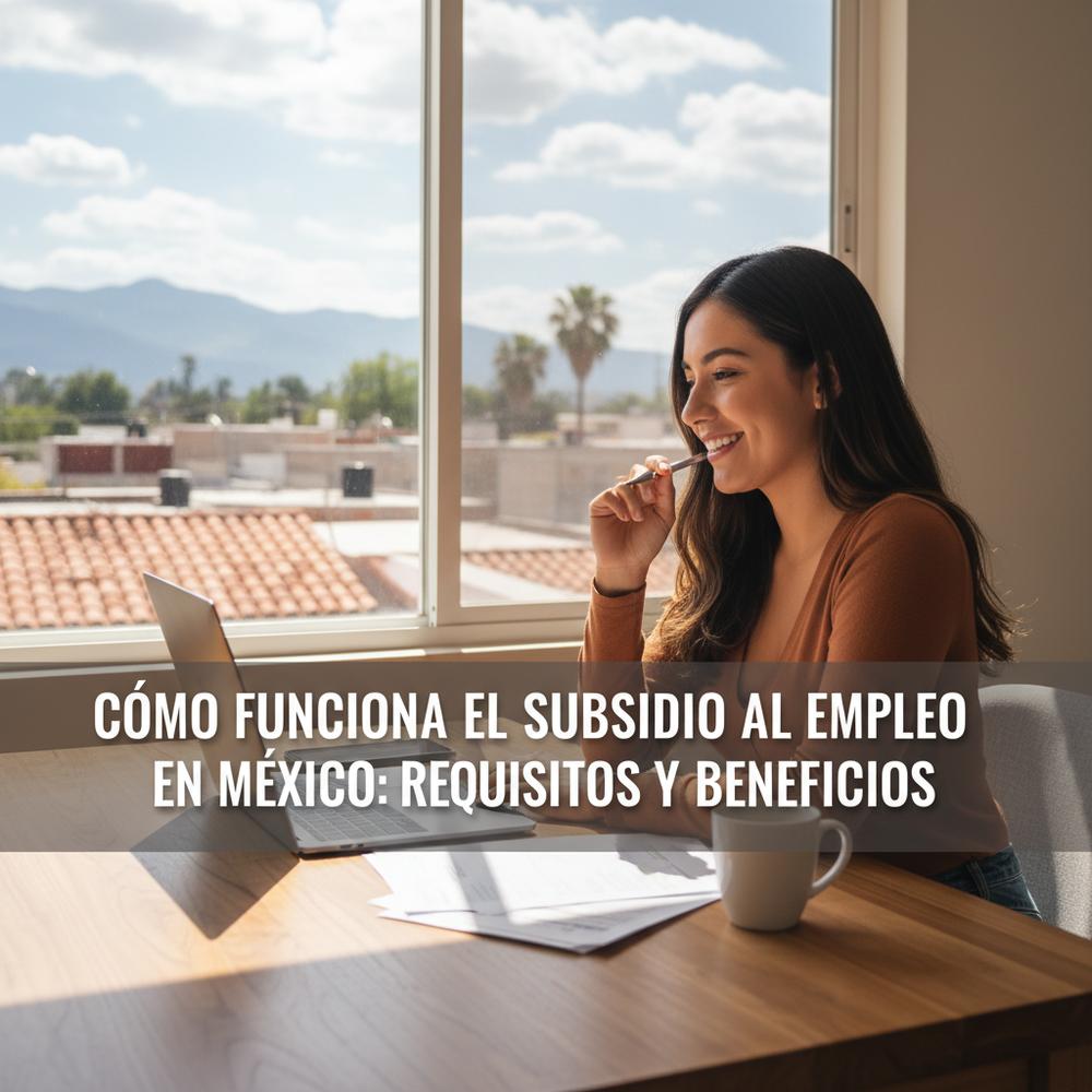 “Cómo funciona el Subsidio al Empleo en México: requisitos y beneficios”